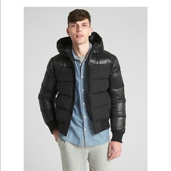 GAP Other - Gap Mens Hooded Puffer Jacket Size Large